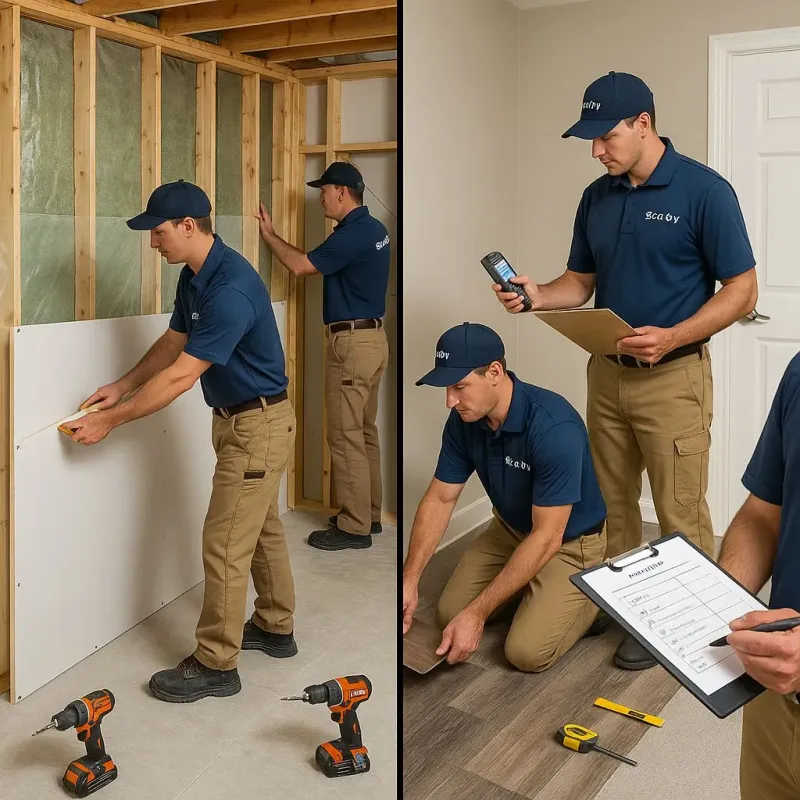 Repairs and Reconstruction process in Bella Vista, AR